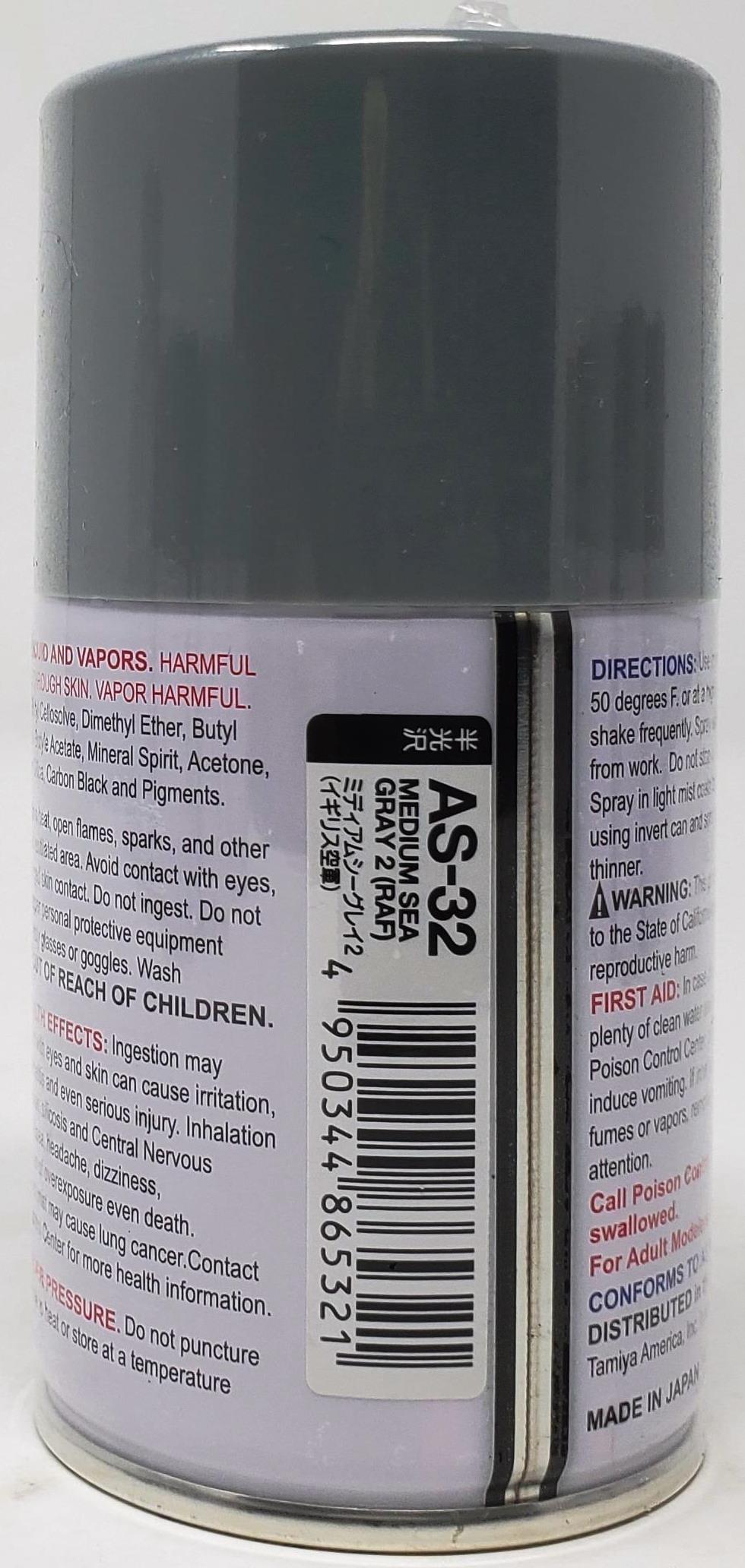 Tamiya - Spray 86532 AS-32 Medium Sea Gray 2 RAF