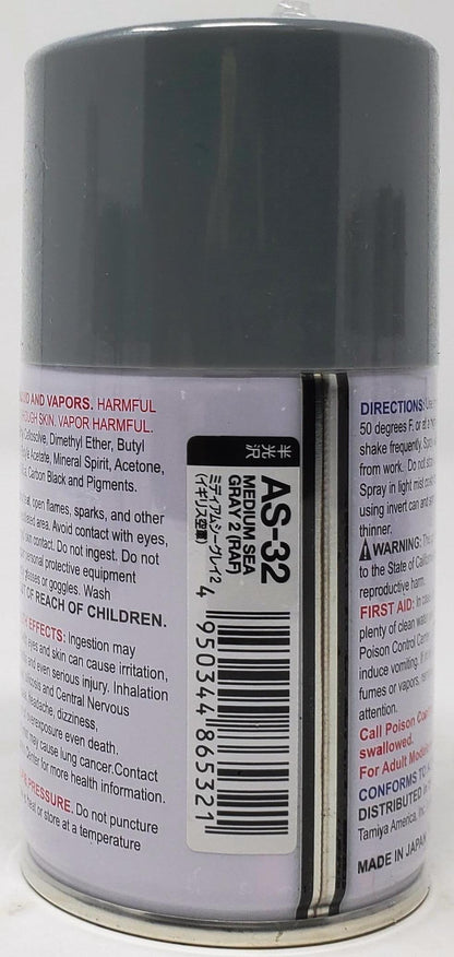 Tamiya - Spray 86532 AS-32 Medium Sea Gray 2 RAF