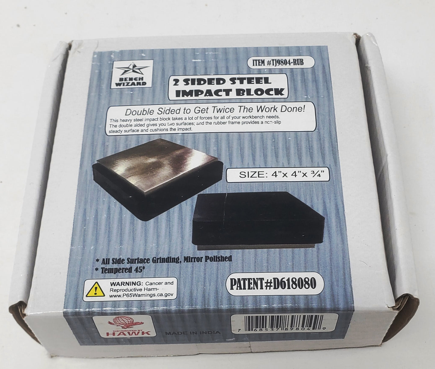 Hawk Bench Wizard 2 Sided Steel Impact Block