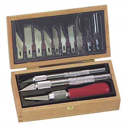 Excel NO.44290 Professional Woodcarving Set in Wood Box