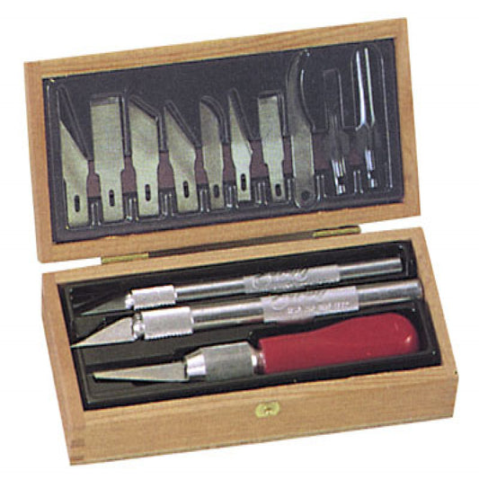 Excel NO.44290 Professional Woodcarving Set in Wood Box