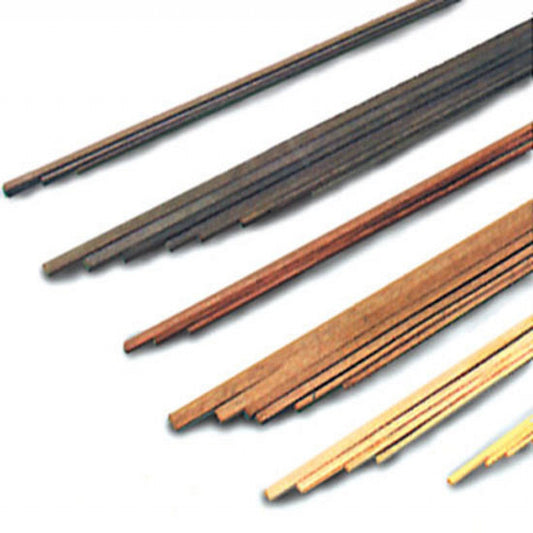 Model Expo - 2 x 2 x 500mm Walnut Strips 12 pcs