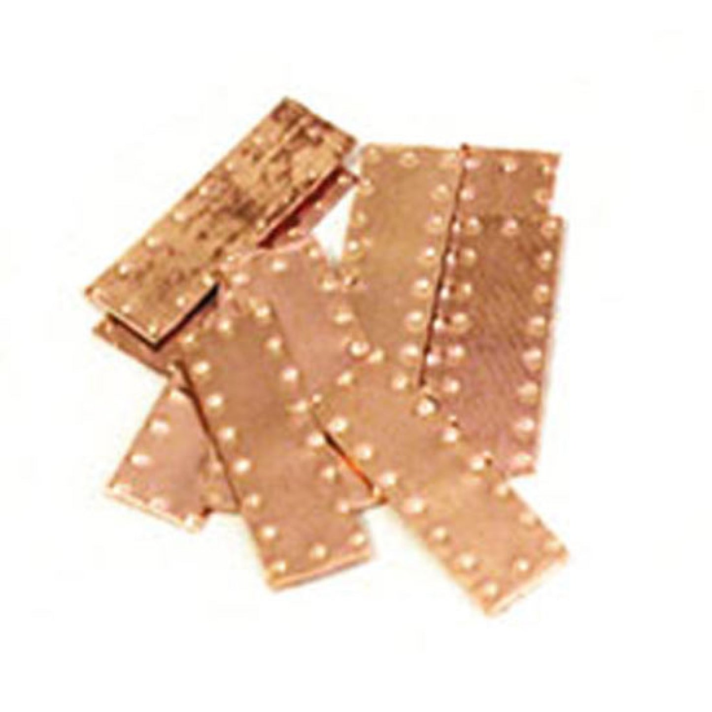Model Expo - 6 x 12mm Dimpled Copper Plate 50 pcs