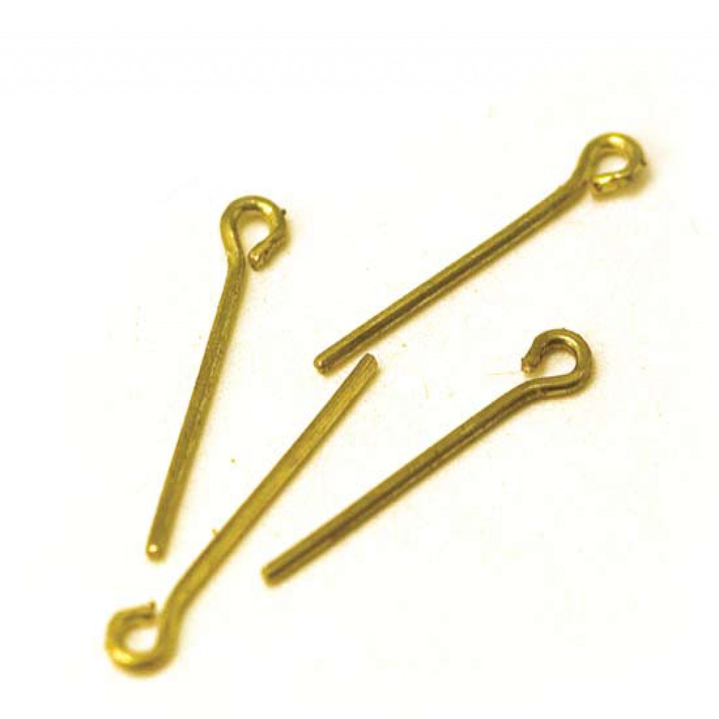 Model Expo - 3/32 x 9/16" Brass Jackstay Eyebolts 30 pcs