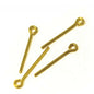 Model Expo - 3/32 x 5/8" Brass Jackstay Eyebolts 500 pcs