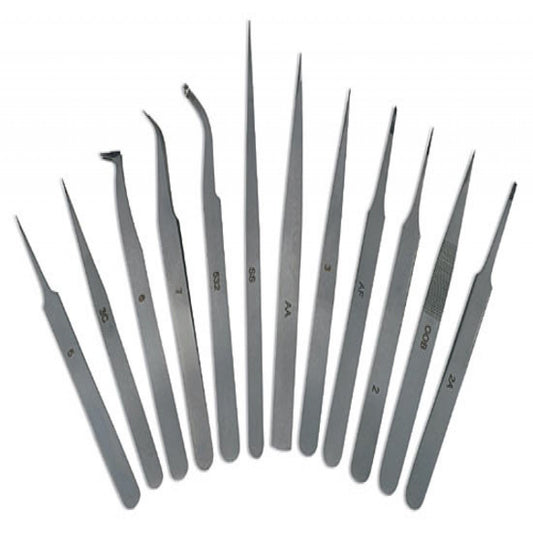 12-Pc. Tweezers Set