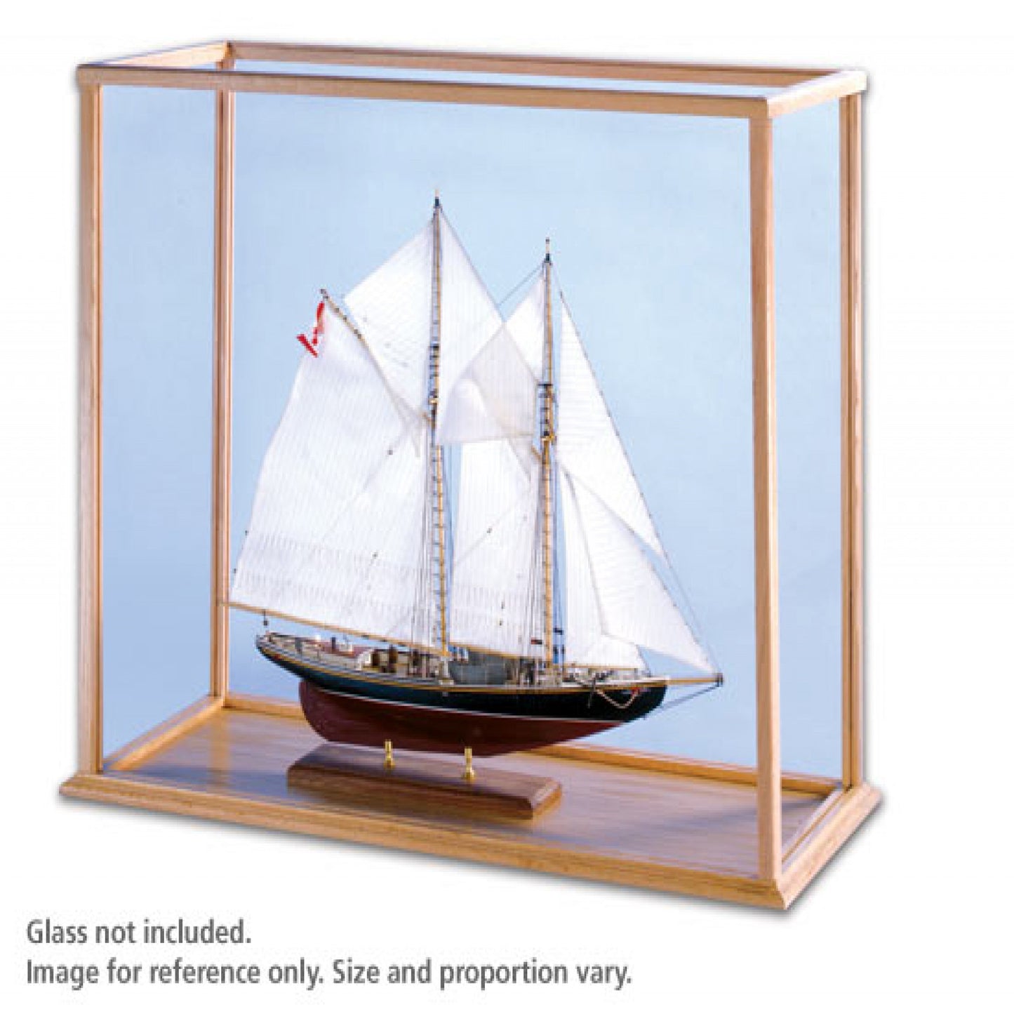 Model Expo - OAK SHIP MODEL CASE L52 X W18 X H42 KIT