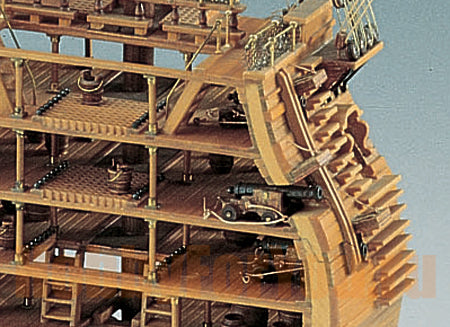 Corel - SM24 VICTORY CROSS SECTION 1:98 SCALE - Wooden Ship Model Kit