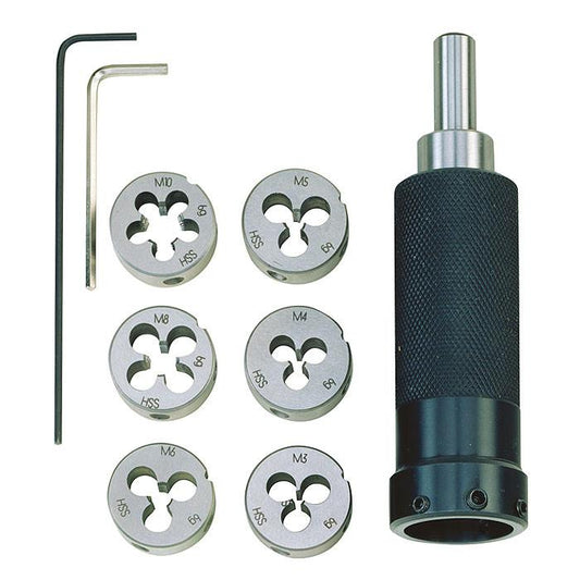 Proxxon - Die holder for round dies, threads M 3 to M 10