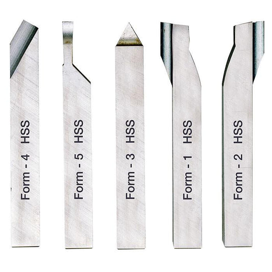 Proxxon - 5 piece cutting tool set (8 x 8 x 80 mm)