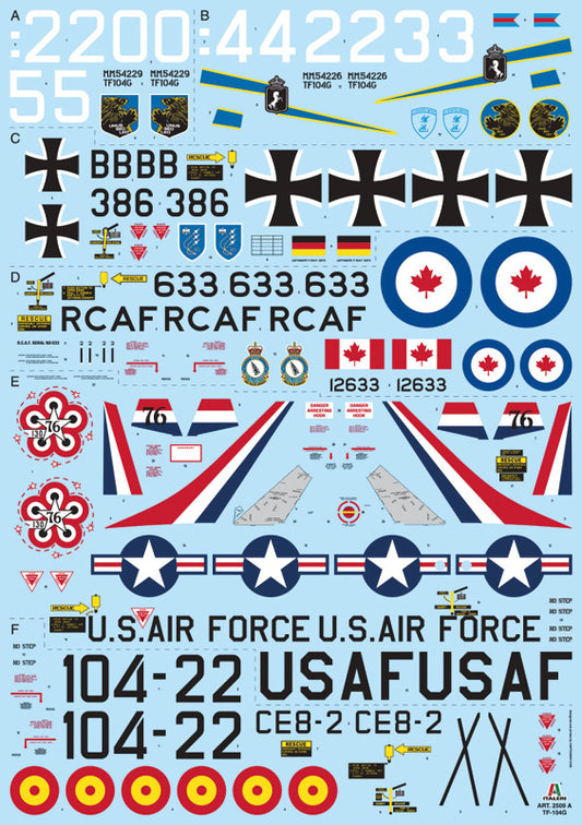 Italeri - TF-104G 1/32 Scale