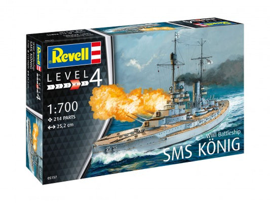 Revell - WWI Battleship SMS Konig 1:700 Scale