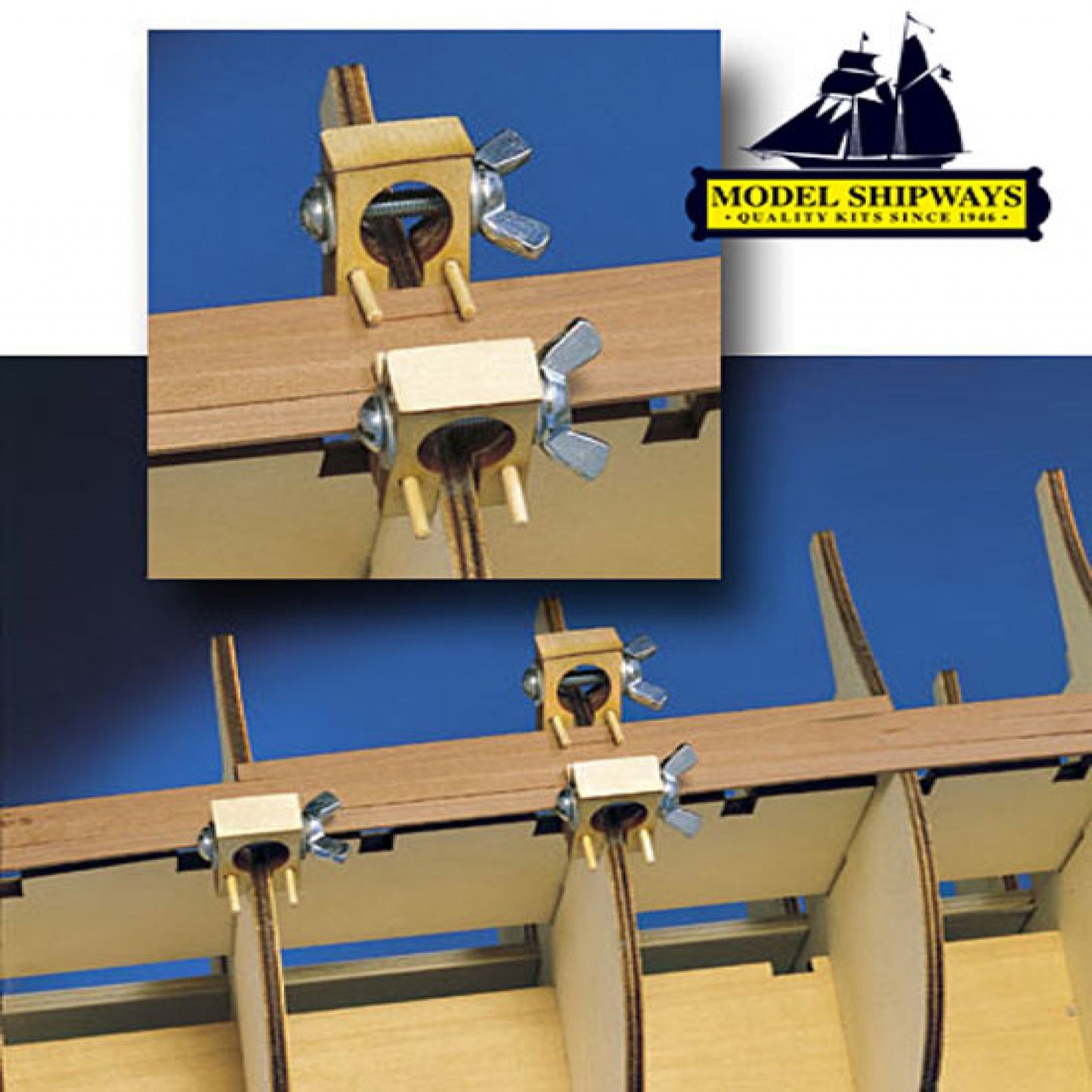 Hull Planking Clamp Set of 6 (Less Than 3/16")