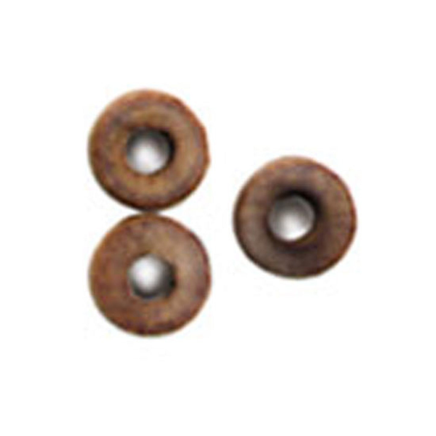 Model Expo - 1/4" (6mm) Wood Canon Wheels (Trucks) 24 pcs