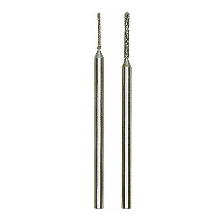 Proxxon - Diamond twist drills 2 pcs., 1/32" + 3/64" (0,8 + 1,2 mm)
