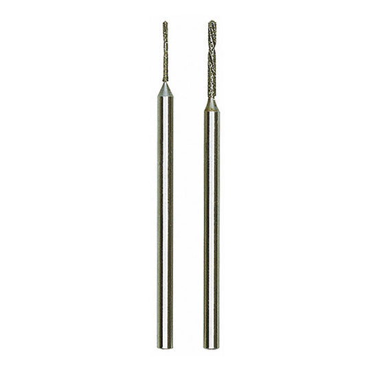 Proxxon - Diamond twist drills 2 pcs., 1/32" + 3/64" (0,8 + 1,2 mm)