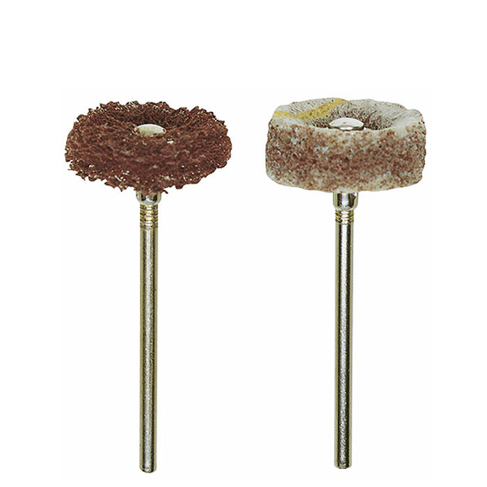 Proxxon - Nylon fleece brushes, 2 pcs., 13/16"