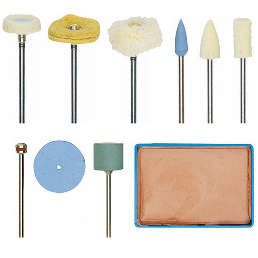 Proxxon - Polishing accessory set, 10 pcs.
