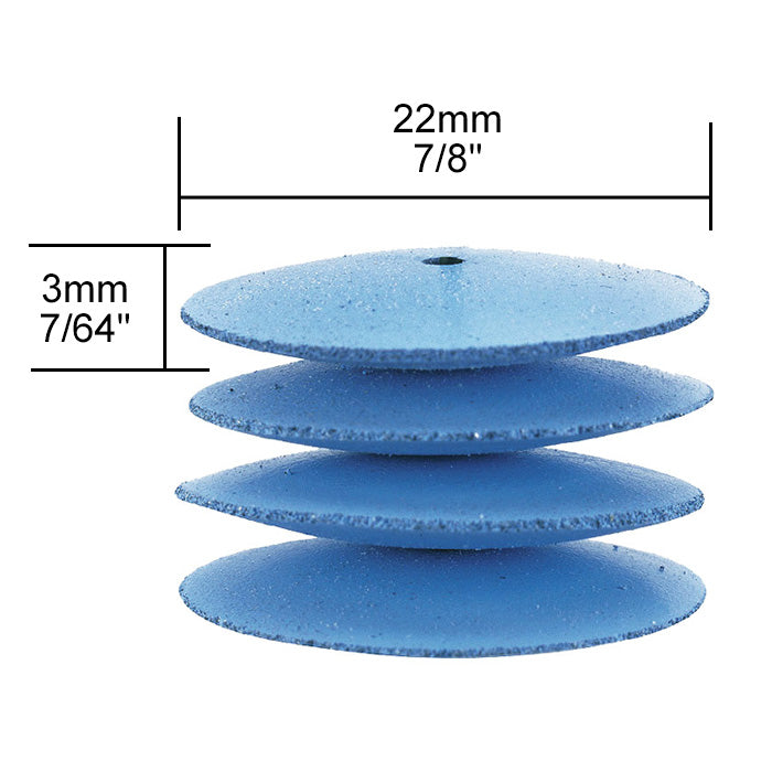 Proxxon - Silicone polishing discs, Ø 7/8", 10 pcs.