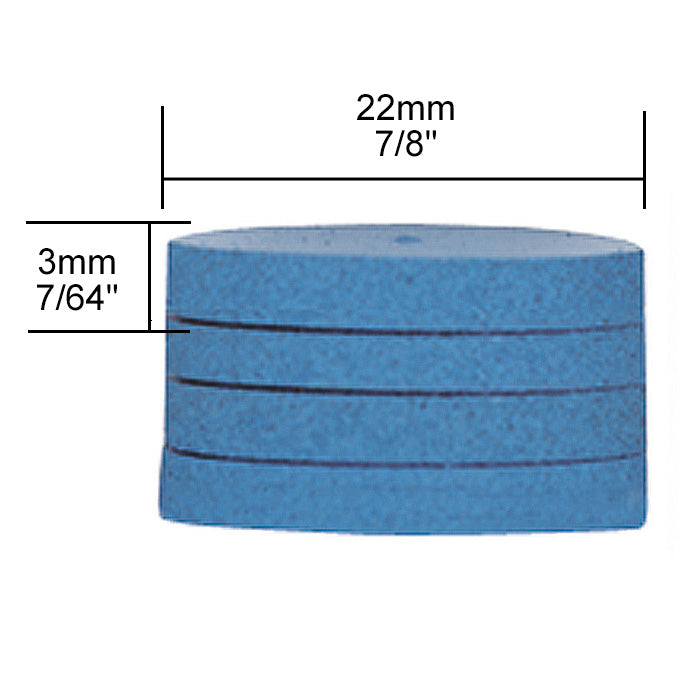 Proxxon - Silicone polishing wheels, Ø 7/8", 10 pcs.