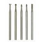 Proxxon - Set of Tungsten vanadium precision cutters, 5 pcs., 1/8" + 3/32"