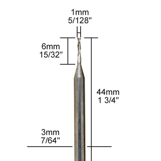 Proxxon - Tungsten carbide milling cutter, 5/128"