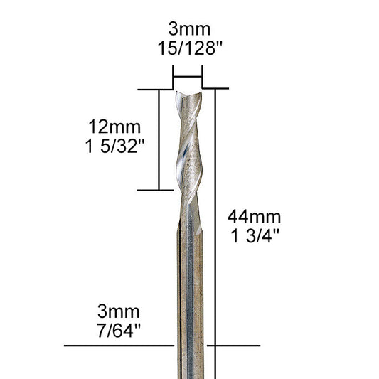 Proxxon - Tungsten carbide milling cutter, 15/128"
