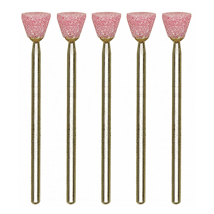Proxxon - Aluminum-oxide mounted points inverted cone, 5 pcs.