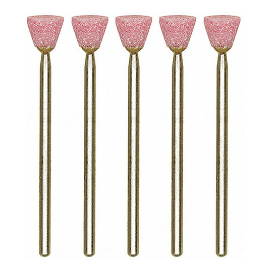 Proxxon - Aluminum-oxide mounted points inverted cone, 5 pcs.