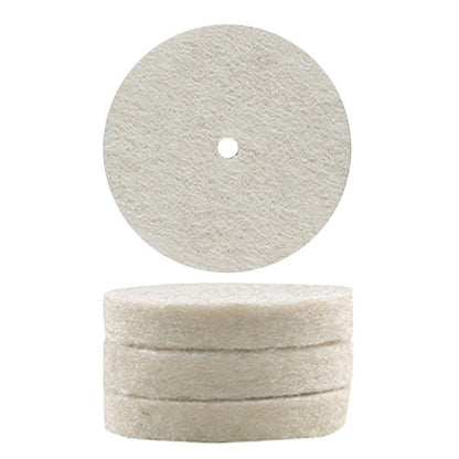 Proxxon - Felt polishing wheels, 10 pcs., 7/8" x 5/32"