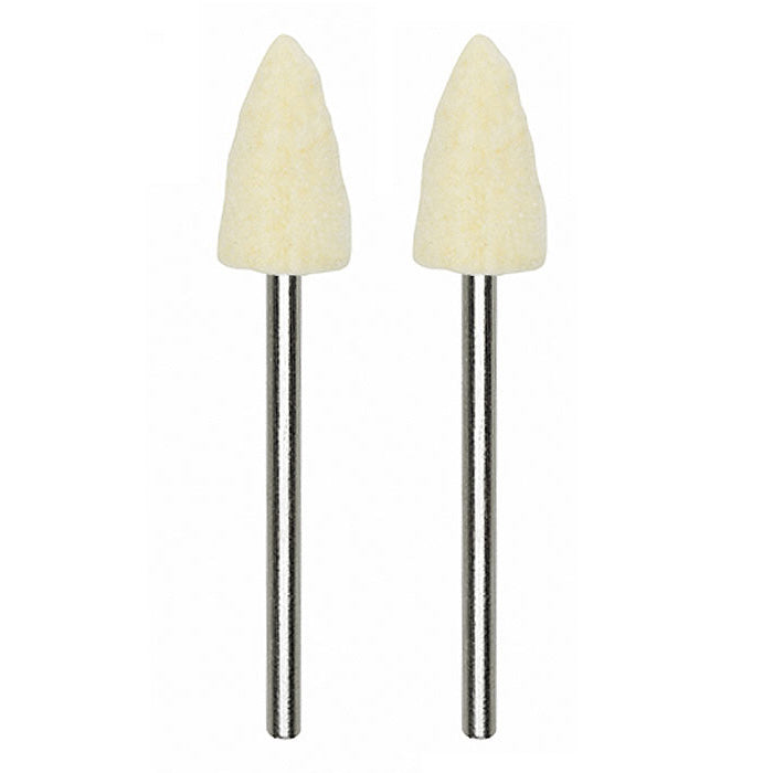 Proxxon - Felt polishing bit, bullet shape, 2 pcs.
