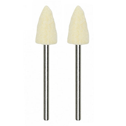 Proxxon - Felt polishing bit, bullet shape, 2 pcs.