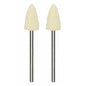 Proxxon - Felt polishing bit, bullet shape, 2 pcs.