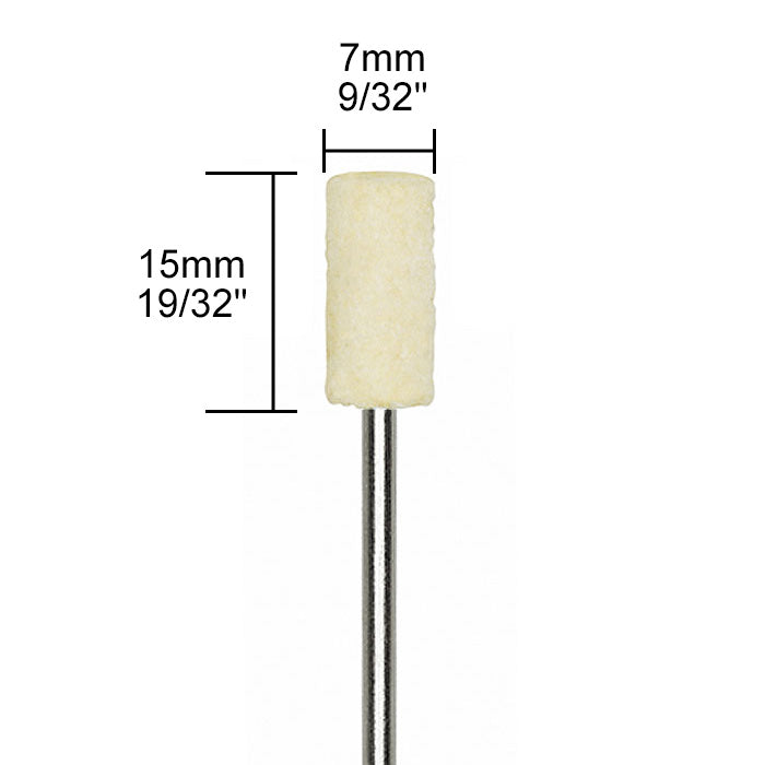 Proxxon - Felt polishing bit, cylindrical, 2 pcs.