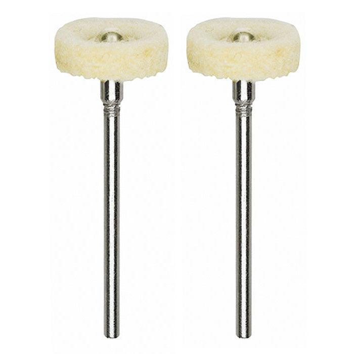 Proxxon - Felt polishing bit, disc shape, 2 pcs.