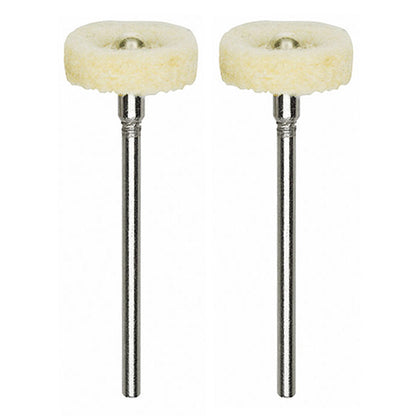Proxxon - Felt polishing bit, disc shape, 2 pcs.