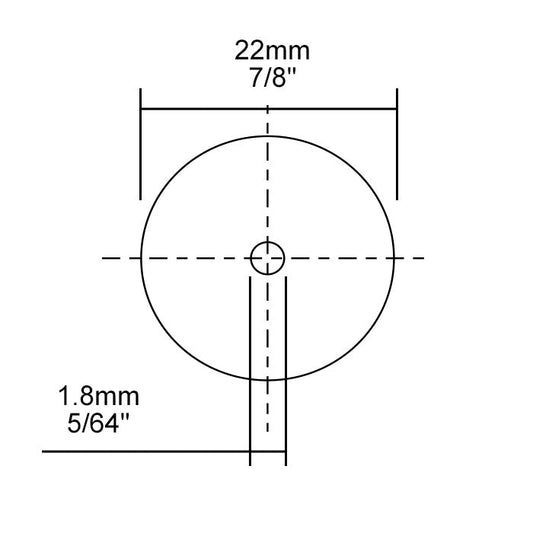 Proxxon - Fiber cut discs, 50 pcs., 7/8"