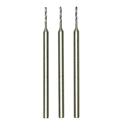 Proxxon - Tungsten vanadium micro twist drills, 3 pcs., 1/32" (0,8 mm)
