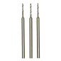 Proxxon - Tungsten vanadium micro twist drills, 3 pcs., 1/32" (1,0 mm)