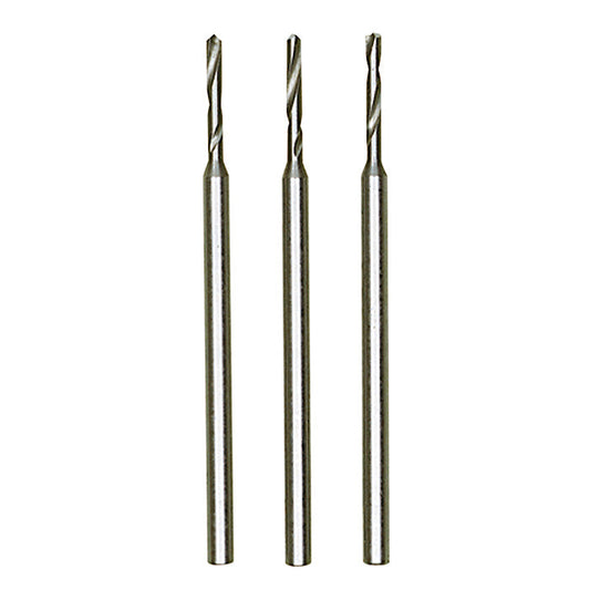 Proxxon - Tungsten vanadium micro twist drills, 3 pcs., 3/64" (1,2 mm)