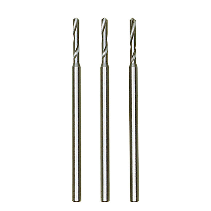 Proxxon - Tungsten vanadium micro twist drills, 3 pcs., 1/16" (1,6 mm)