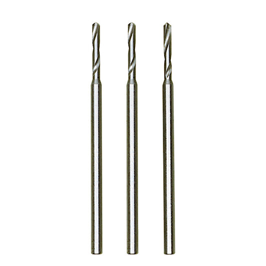 Proxxon - Tungsten vanadium micro twist drills, 3 pcs., 1/16" (1,6 mm)
