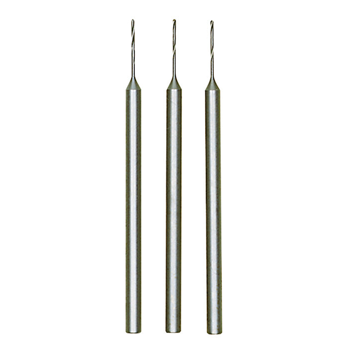 Proxxon - Tungsten vanadium micro twist drills, 3 pcs., 1/64" (0,5 mm)