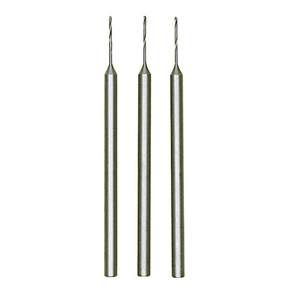 Proxxon - Tungsten vanadium micro twist drills, 3 pcs., 1/64" (0,5 mm)