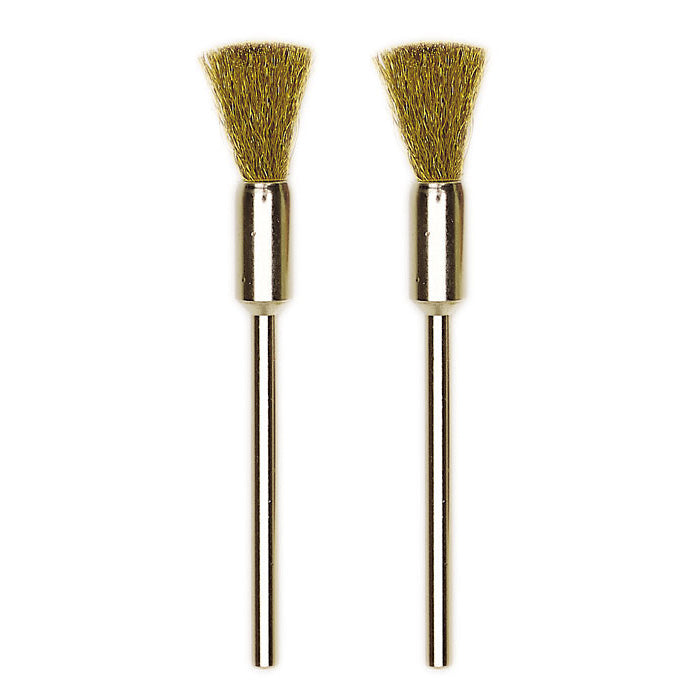 Proxxon - Brass brushes, 2 pcs., 5/16"