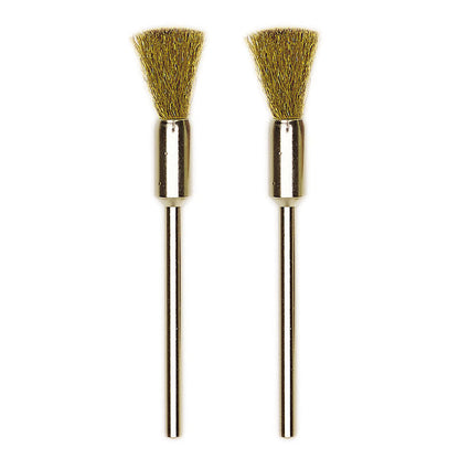 Proxxon - Brass brushes, 2 pcs., 5/16"