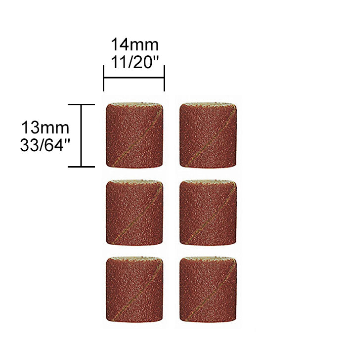 Proxxon - Sanding drum with 10 sanding bands 14mm, 120 grit