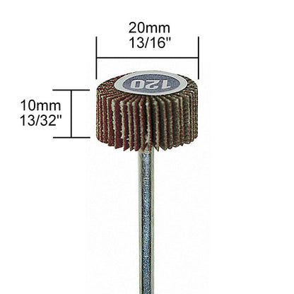 Proxxon - Flap wheel, 3/4", 120 grit