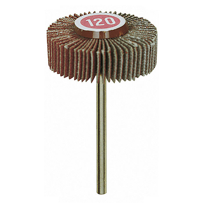 Proxxon - Flap wheel, 1 3/16", 120 grit