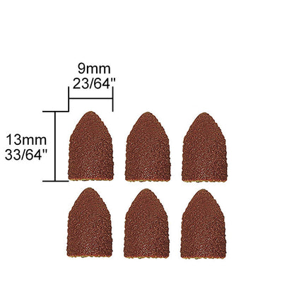 Proxxon - Sanding drum with 10 sanding caps 5 each 80 and 150 grit